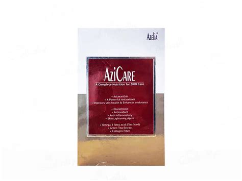 Buy Azicare Complete Skin Nutrition Tablet @ Rs. 825/- from Azelia ...