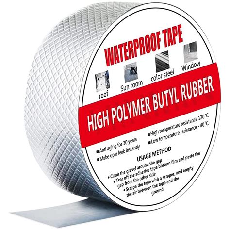 AARAL Silver Aluminium Metal Foil Tape 6Meter High Polymer Instantly ...