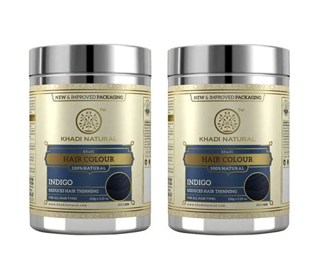 Khadi Natural Herbal Indigo Powder (150 g) Pack Of 2 : Amazon.in: Beauty