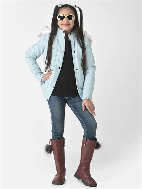 Sky Blue Padded Jacket – Crimsoune Club