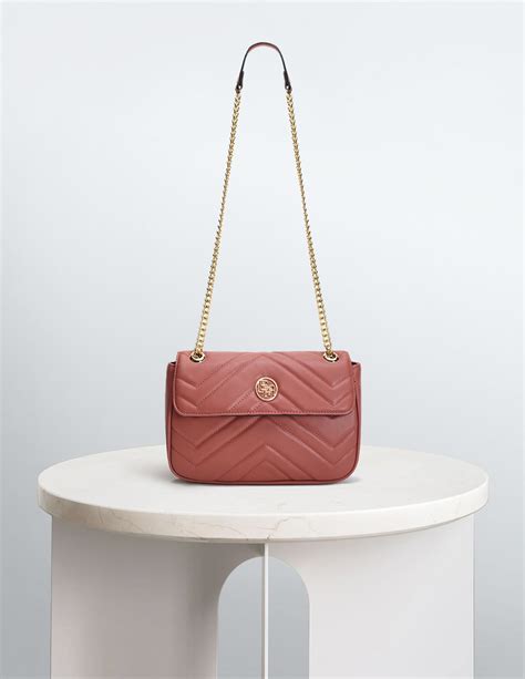 Chain Strap Chevron Quilted Sling Bag – U.S. Polo Assn. India