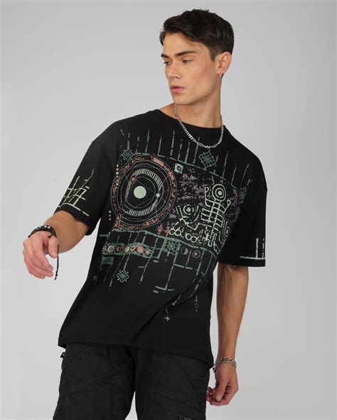 Star Sutra | UV Light Reactive | Oversized Cotton T-Shirt – Ultra Tribe