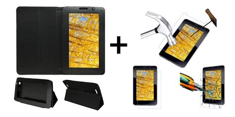 Acm Executive Case & Tempered Glass Combo Compatible with Iball Slide ...