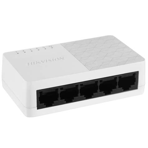 Switch Hikvision Gigabit Ds-3e0505d-o / 5 Puertos 10/100/1000 Mbps (mdi ...