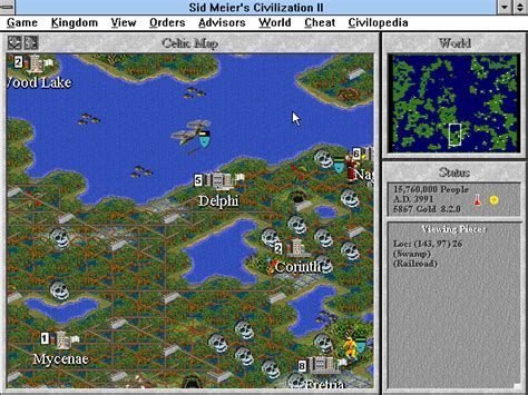 Civilization II Gameplay 的图像结果