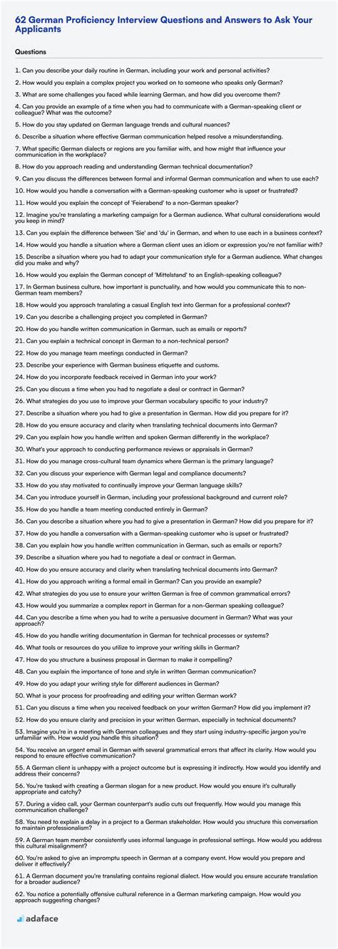 Image result for German Interview Question