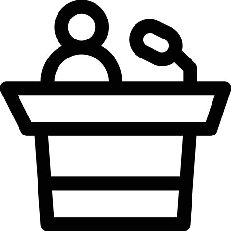 Master of Ceremonies Vector Icon 32532535 Vector Art at Vecteezy