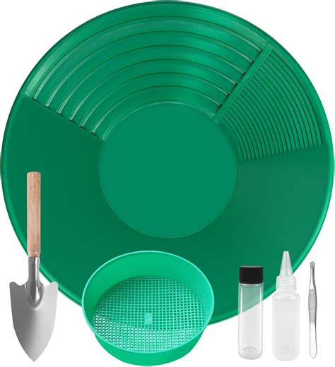 YSOOUA Gold Washing Pan Set Plastic Gold Pan for India | Ubuy