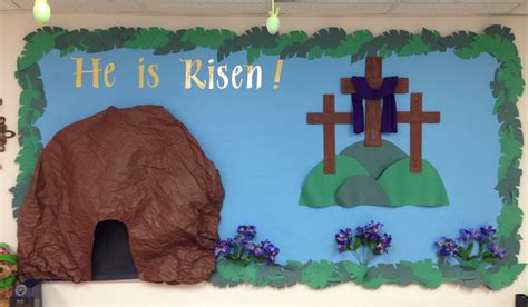 He Is Risen Bulletin Boards at Trevor Stites blog