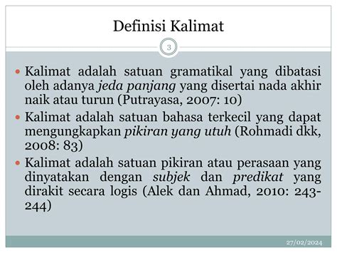 ZOOM Struktur Kalimat Minimum Karakter Empat | PPT