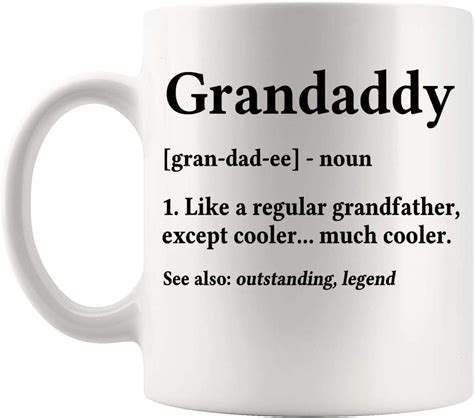 Man Grandfather Grandpa Father's day Old Grandpa Gift Grandaddy Fathers ...