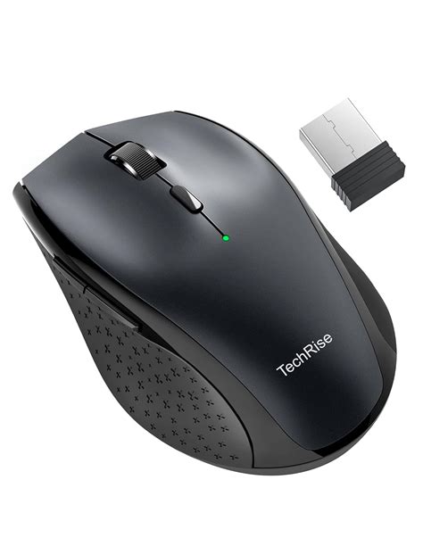 Amazon.in: Buy TechRise Wireless Mouse for Laptop, 4800 DPI Optical, 2 ...