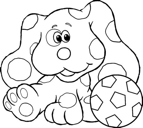Blues Clues Color Pages - Coloring Home