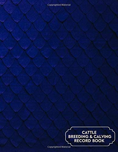 Buy Cattle Breeding & Calving Record Book: Calving Record Book, Cattle ...
