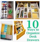 Image result for How to Organize Your Desk Drawers