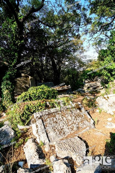 North Necropolis of Termessos. The unexcavated Pisidian city, Stock ...