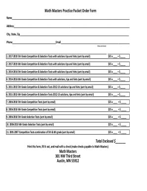 Image result for Math Masters Questions