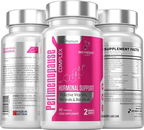 Ultra Premium Perimenopause Supplements with Black Cohosh | 15-in-1 Menopause Relief Complex ...