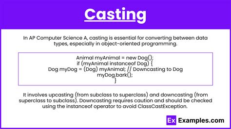 Image result for Example of Casting Computer Science