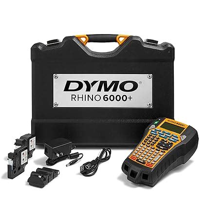 DYMO Rhino 6000+ Industrial Label Maker, Computer Connected Label Maker ...
