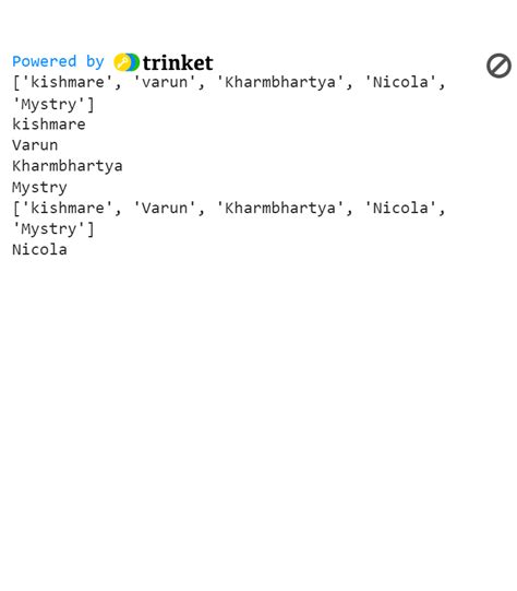 Image result for Trinket Python Colors