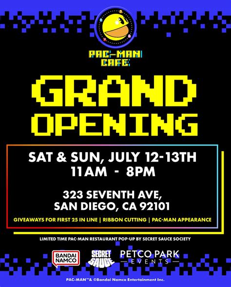 The Entertain MINT Press: Pac-Man Cafe appears for Comic-Con 2025