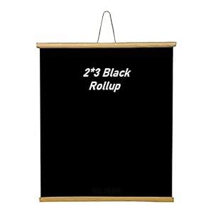 Sun Shine 2X3 Feets (24x36 Inchs) Wall Hanging Non-Magnetic Black Roll ...