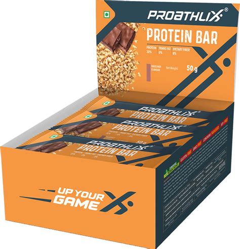 Buy PROATHLIX PROTEIN BAR (COFFEE) 50G (PACK OF 12) Online & Get Upto ...