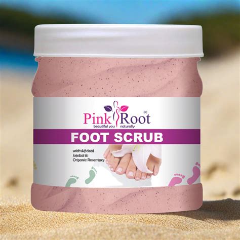 Foot Scrub with Apricot Jojoba and Organic Rosemary Scrub (500 ml ...
