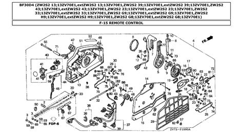 bf30d4 – Section F-15 REMOTE CONTROL parts diagram