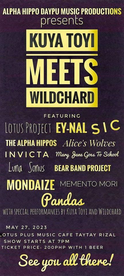 Kuya Toyi meets Wildchard, Lotus Plus Music Café, Taytay, 27 May
