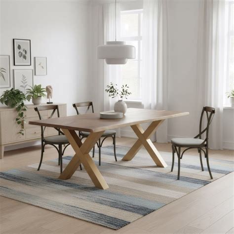 Modern Hardwood Dining Table