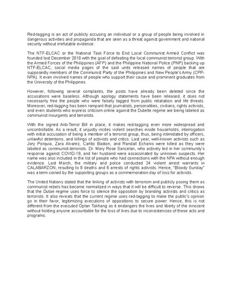 Image result for Red Tagging PPT