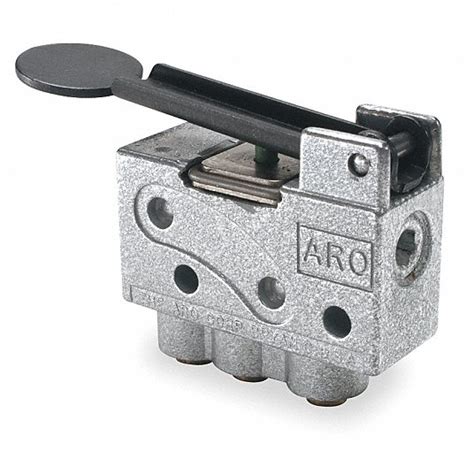 ARO, 200, Three-Way / Two-Position, Manual Air Control Valve - 4LB44 ...