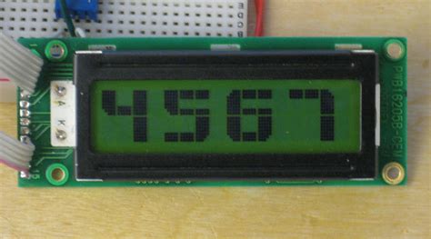 Image result for Arduino 16X2 LCD Large Digits