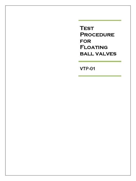 Valve Testing Procedure 的图像结果