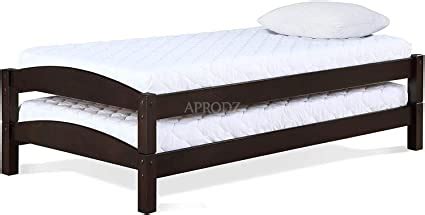 Aprodz Shipry Stackable Twin Size Mango Wood Beds (Solid Wood ...