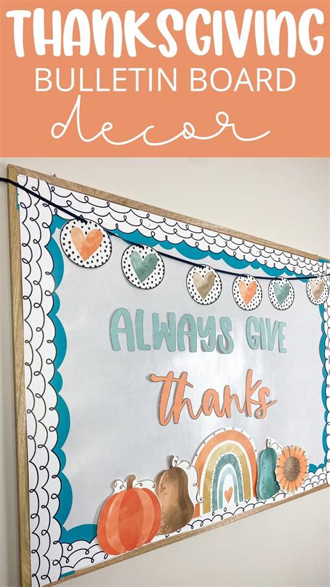 Thanksgiving bulletin board – Artofit