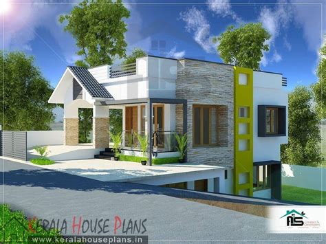 House Design for Plot below road level
