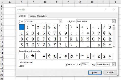 Excel Power Query Insert Symbols 的图像结果