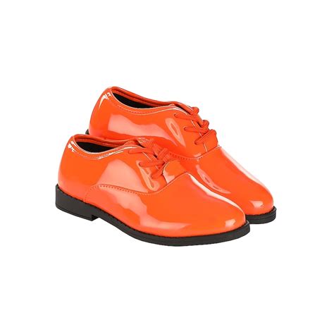 HalloweenCostumes.com FUN Costumes Child Orange Shiny Tuxedo Shoe Kid's ...