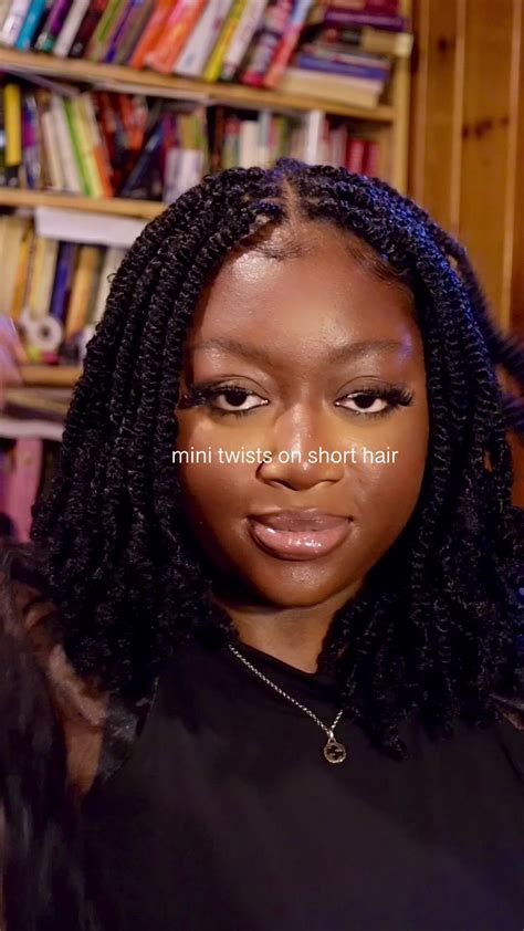 Mini Twists w/ Extensions Tutorial | Kinky twists hairstyles, Mini ...
