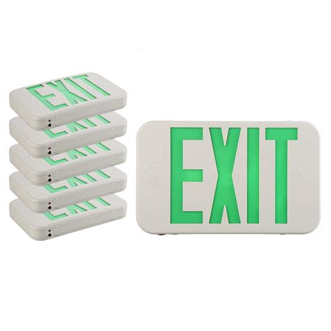 Lighted Exit Signs Battery Powered at Herman Genovese blog