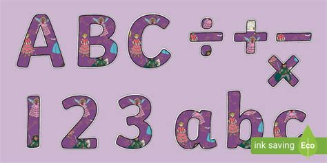 Traditional Tales Themed A4 Display Lettering