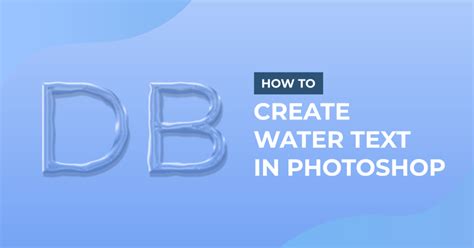 Image result for Water Text Photoshop Tutorial