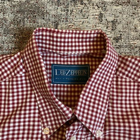 Men's White and Red Shirt | Depop