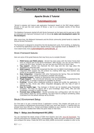 Apache Struts Tutorial 的图像结果