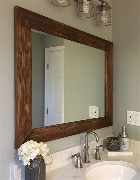 Bathroom Vanity Rustic Mirror at Inge Williams blog