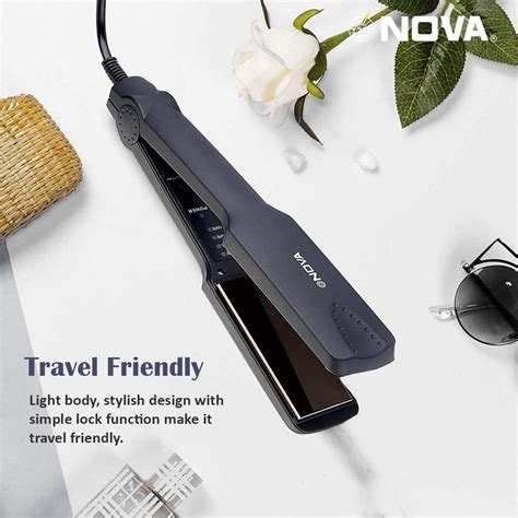 Nova Temperature Control Professional NHS 860 Hair Straightener ...