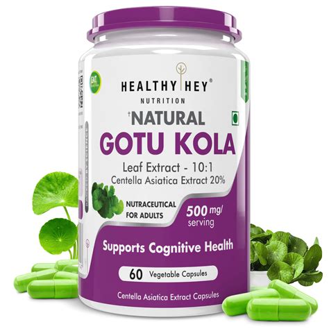Gotu Kola Extract Supplement, Adaptogen for Brain & Nervous System Sup ...